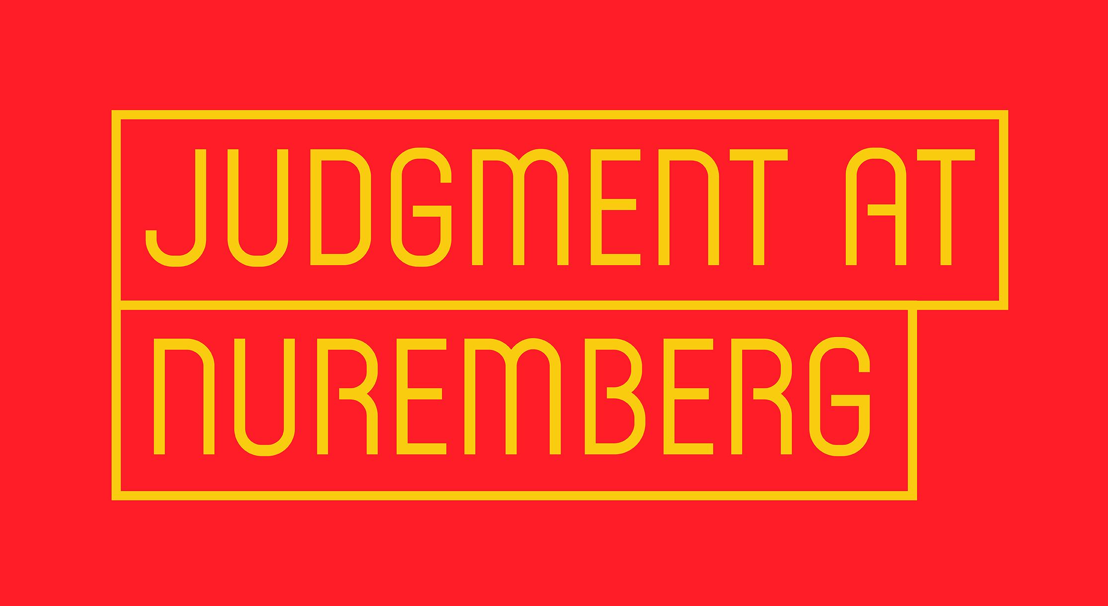 Judgment at Nuremberg