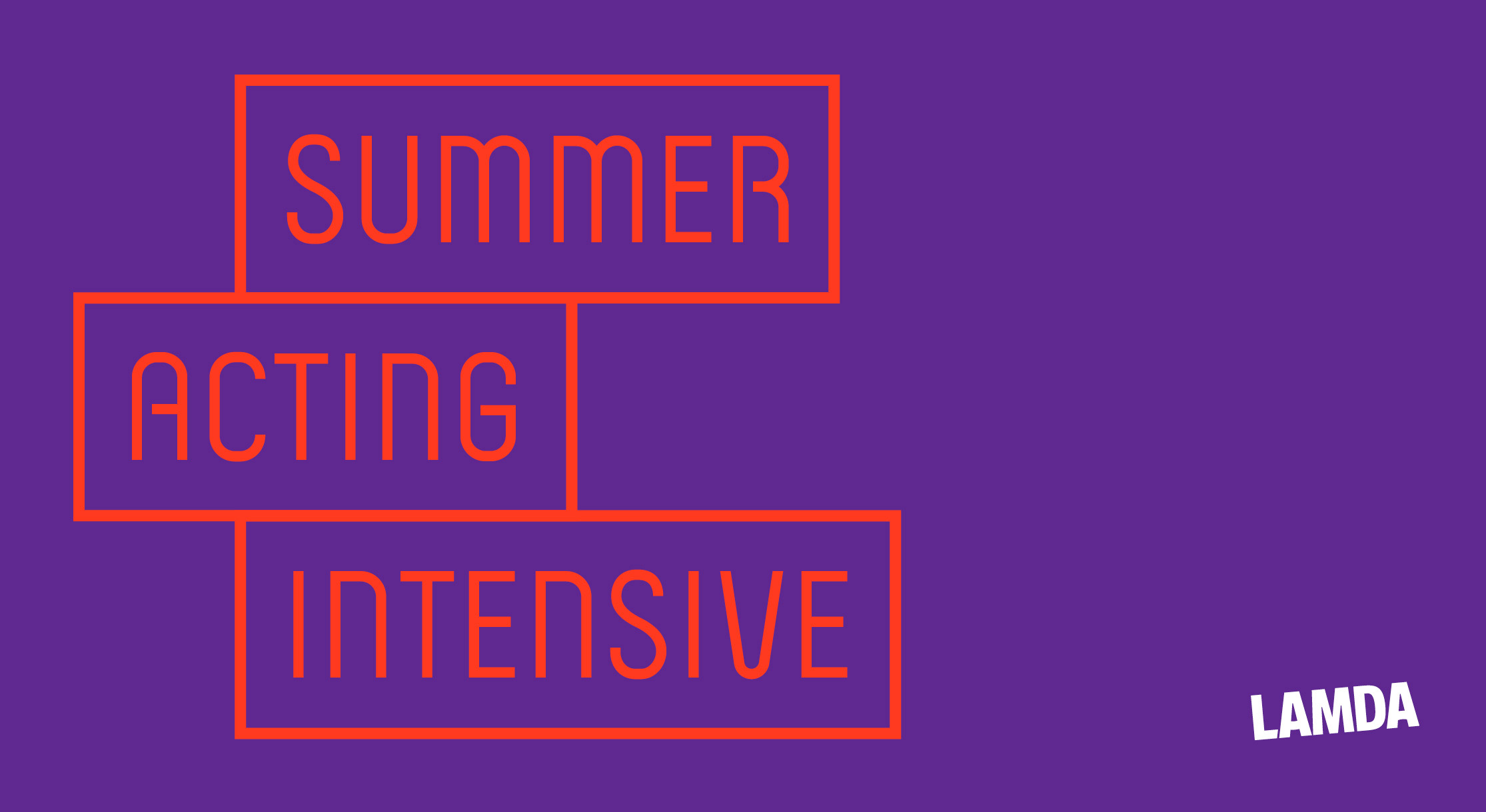 Summer Acting Intensive